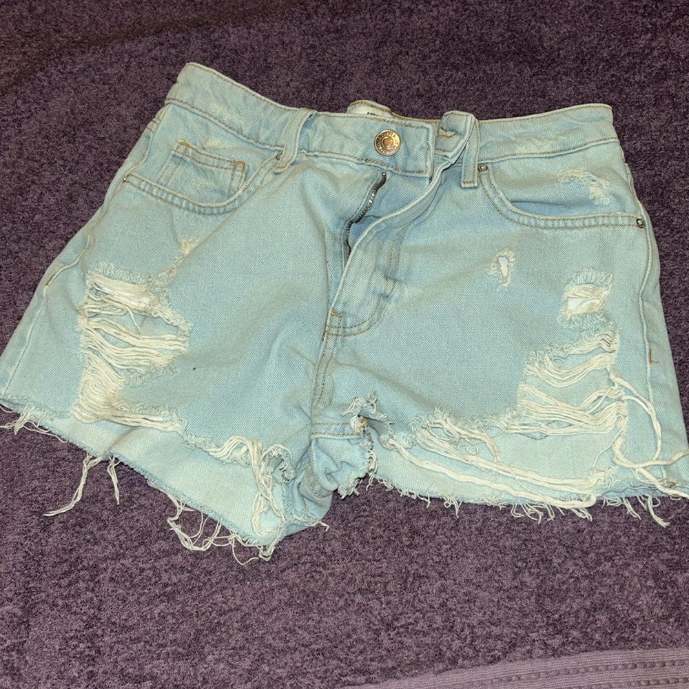 Light blue denim shorts forever 21 only $10